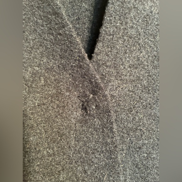 Eileen Fisher Deep Blue Wool Coat - Picture 4 of 8